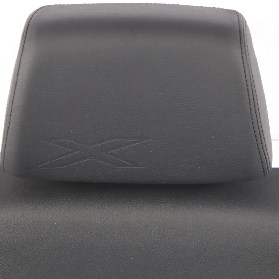 BMW X1 E84 Front Seat Left N/S Leather Nevada Black Piping Gray Brown