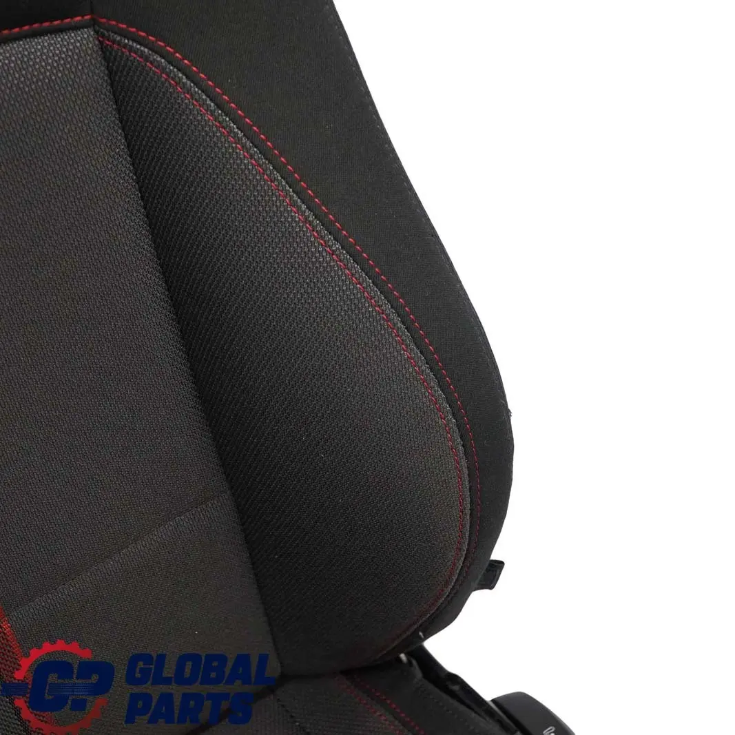 BMW X1 E84 Sport Front Left N/S Seat Cloth Median Anthracite Red 7324179