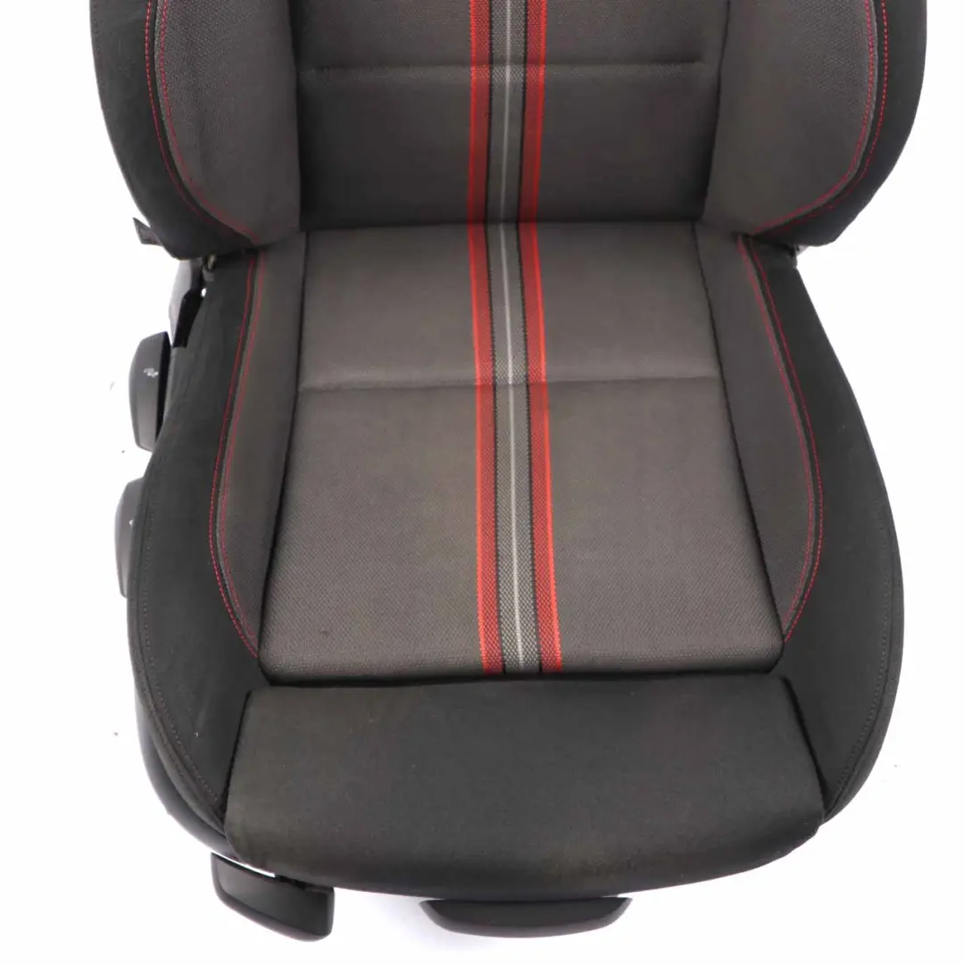 BMW X1 E84 Front Right M Sport Seat Cloth Anthracite Red 7324180