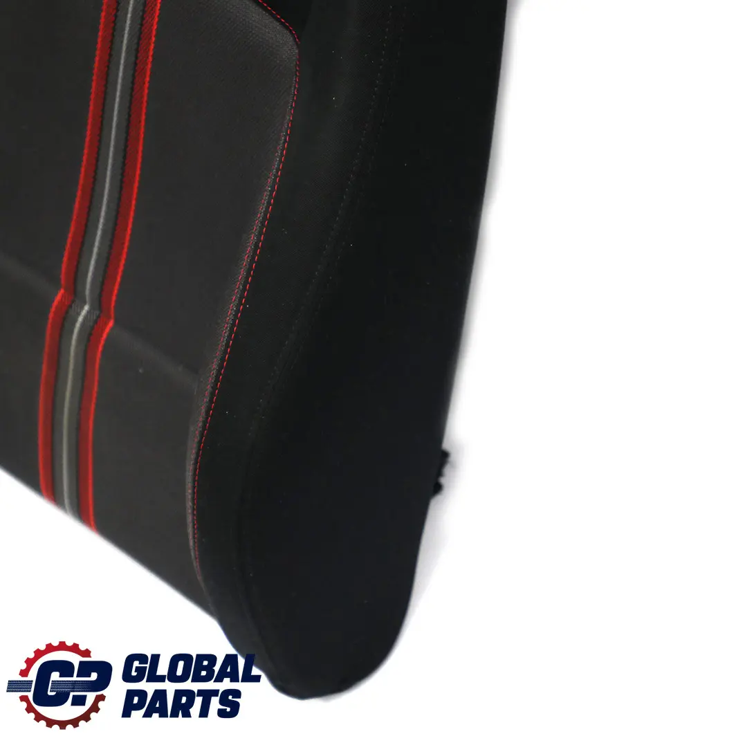 BMW X1 E84 Front Right O/S Sport Seat Backrest Cover Cloth Anthracite Red