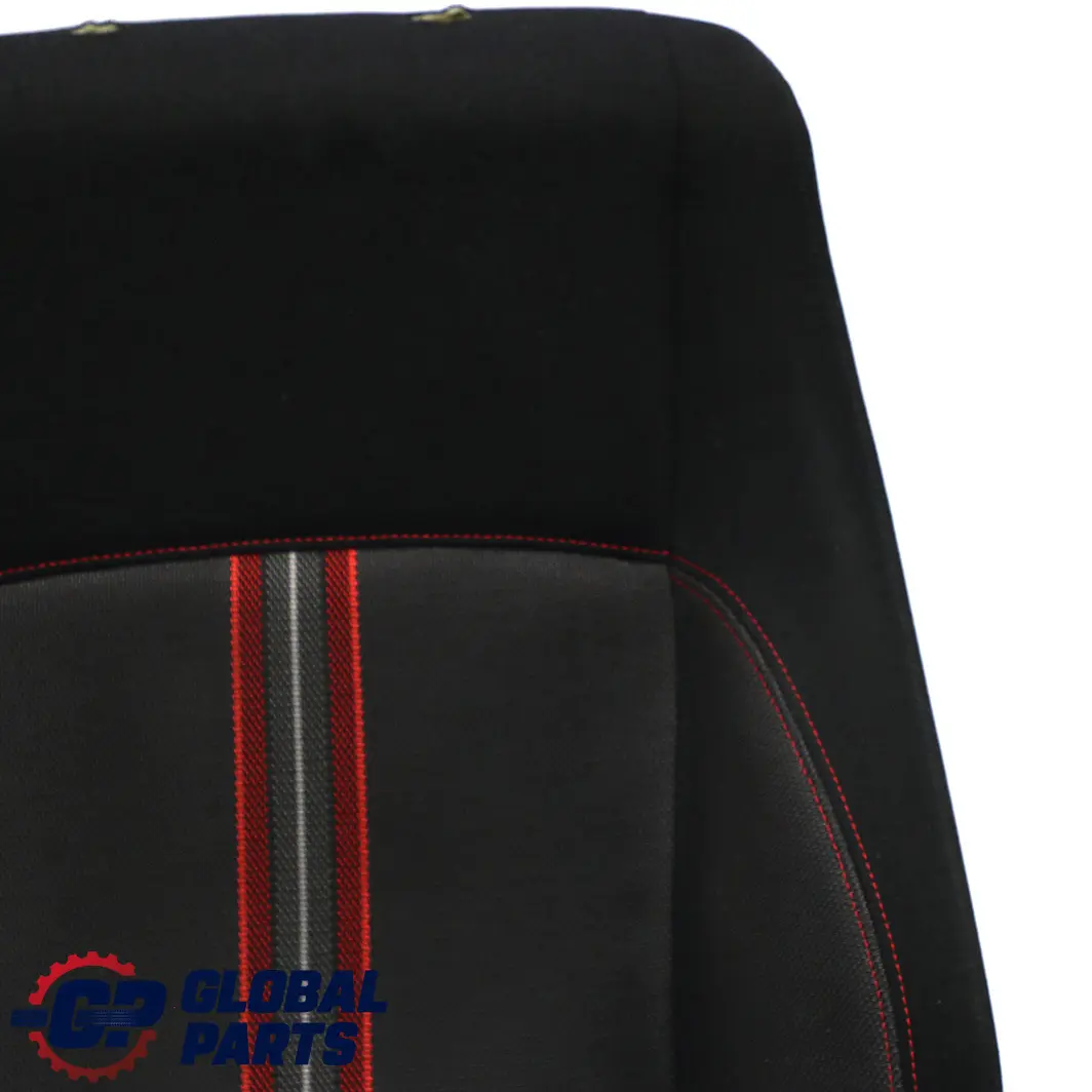 BMW X1 E84 Front Right O/S Sport Seat Backrest Cover Cloth Anthracite Red