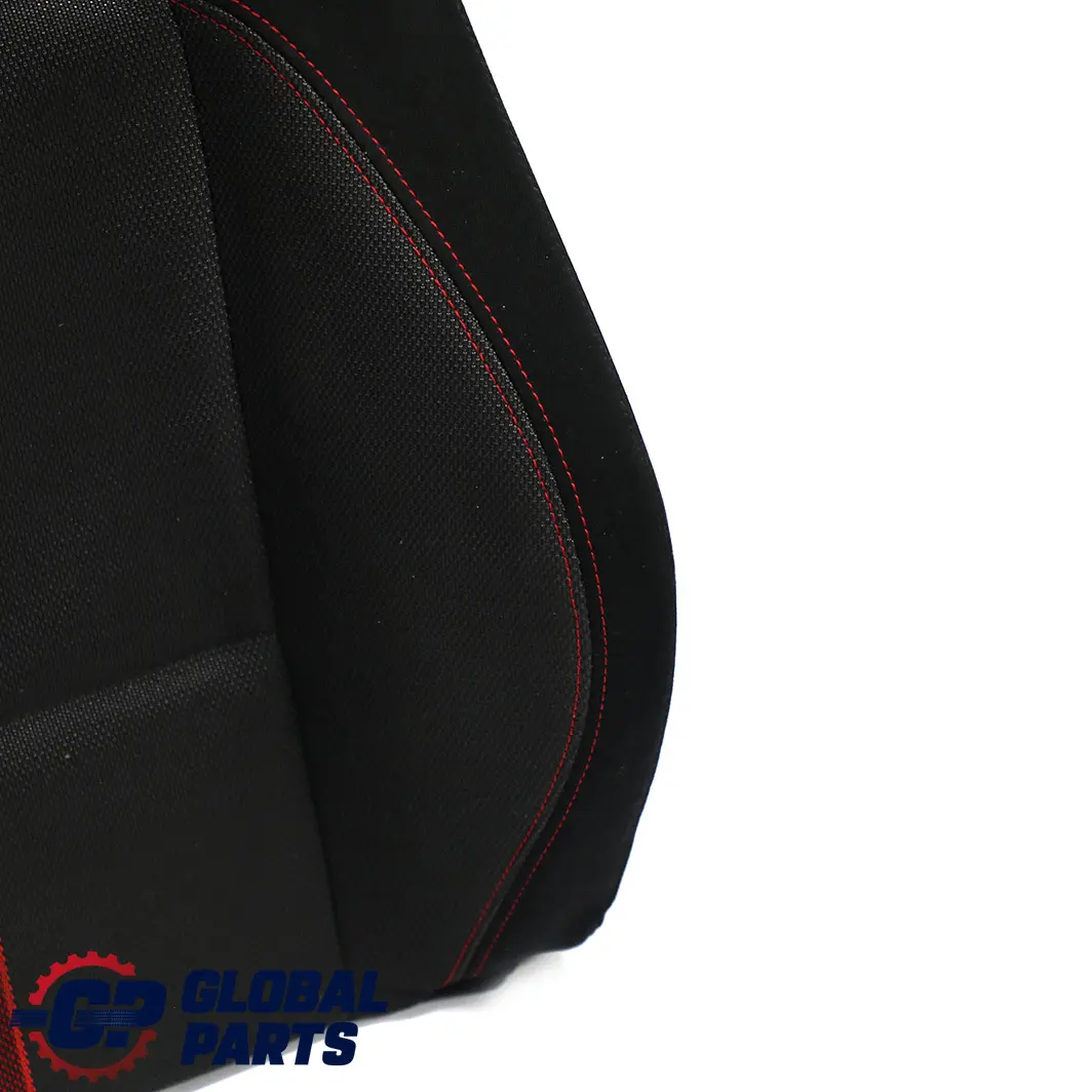 BMW X1 E84 Front Right O/S Sport Seat Backrest Cover Cloth Anthracite Red