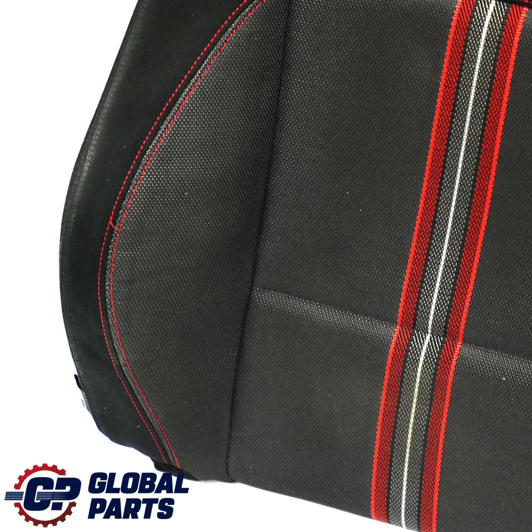 BMW X1 E84 Front Right O/S Sport Seat Backrest Cover Cloth Anthracite Red