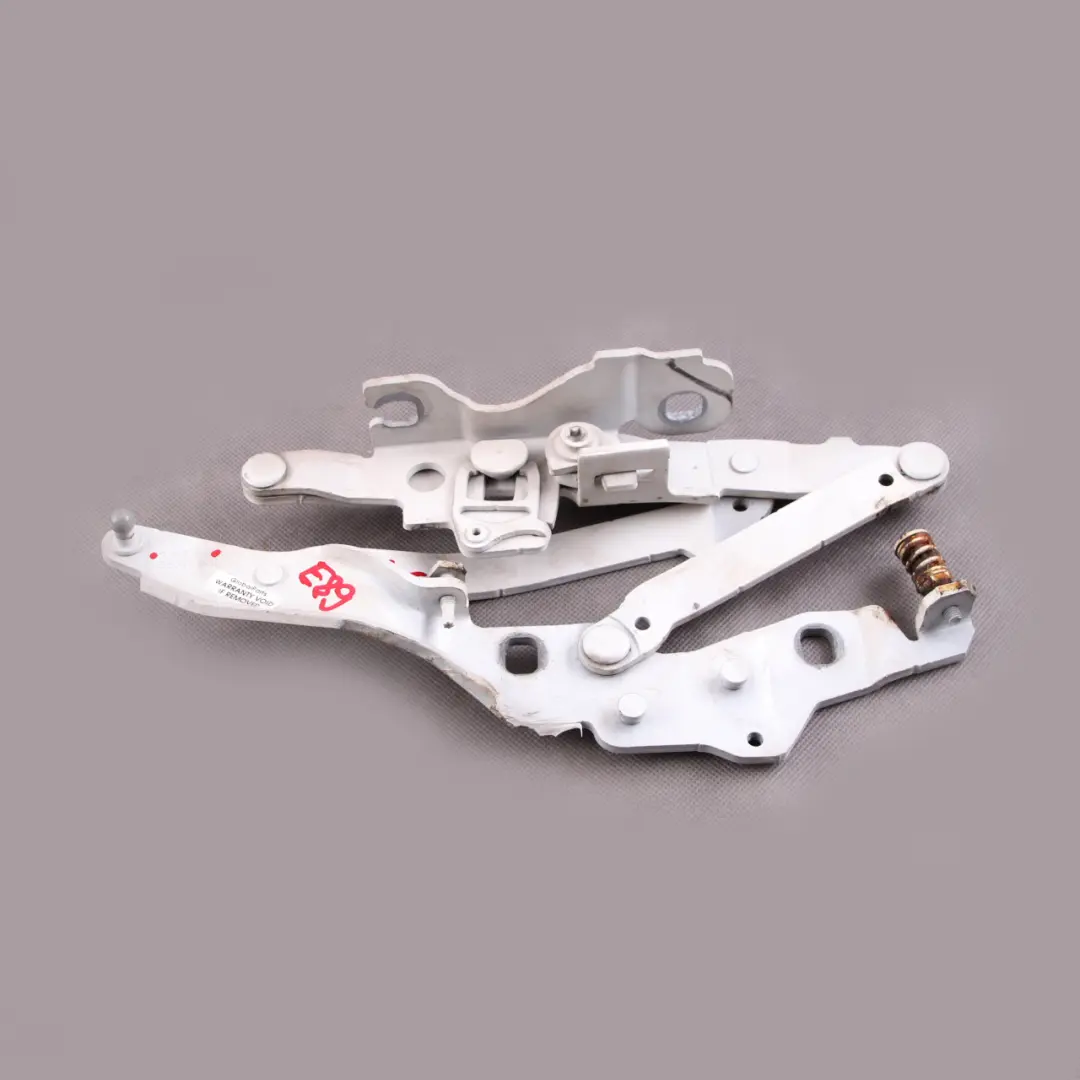 Hood Bonnet Hinge BMW Z4 E89 Right Engine O/S Alpinweiss Alpine White 7285818