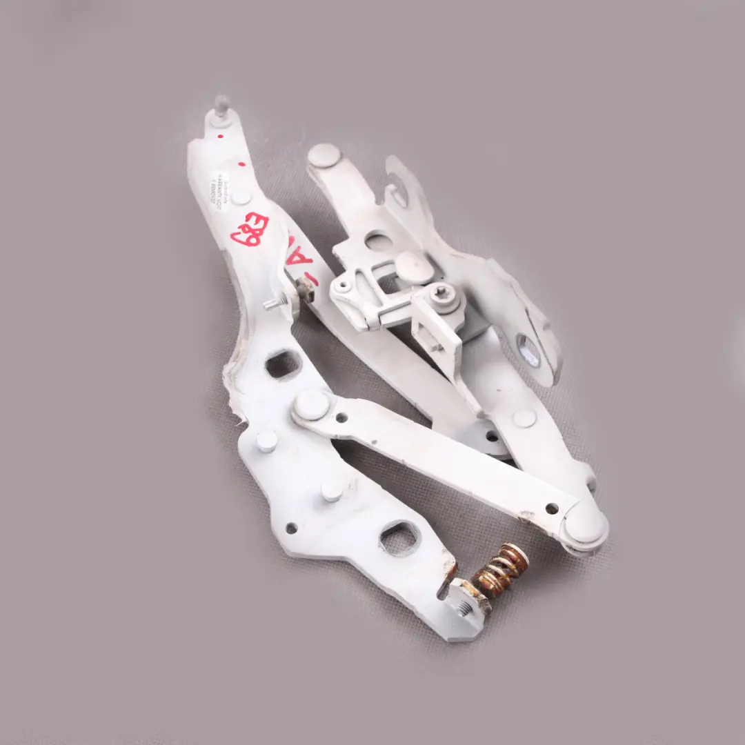 Hood Bonnet Hinge BMW Z4 E89 Right Engine O/S Alpinweiss Alpine White 7285818