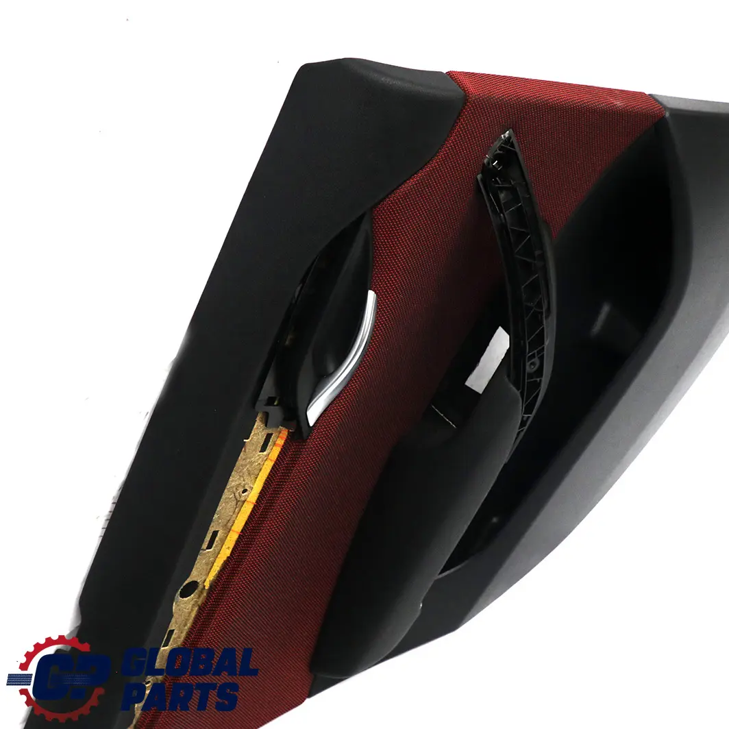 BMW X1 E84 Rear Left Door Card Lining Trim Fabric Cloth Vermilion Red