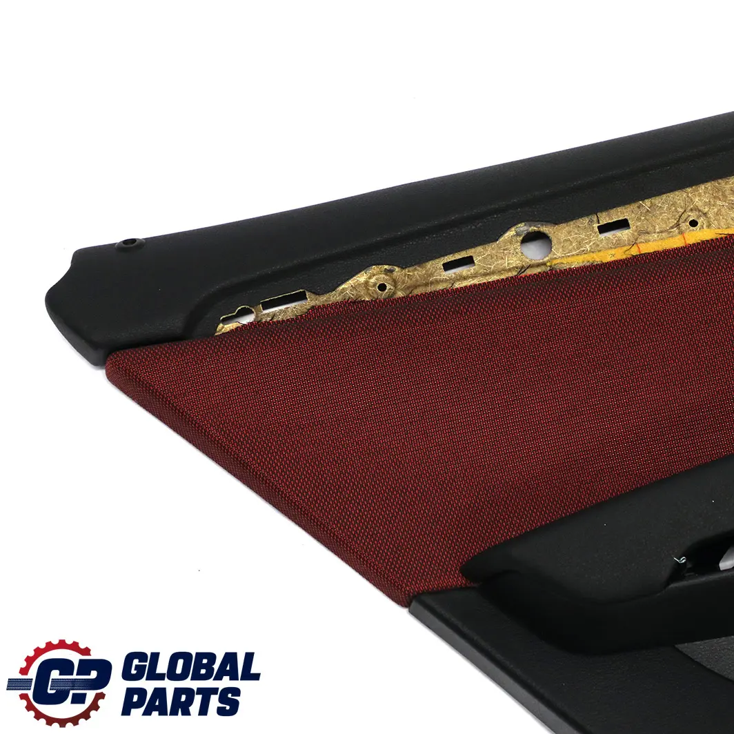 BMW X1 E84 Rear Left Door Card Lining Trim Fabric Cloth Vermilion Red