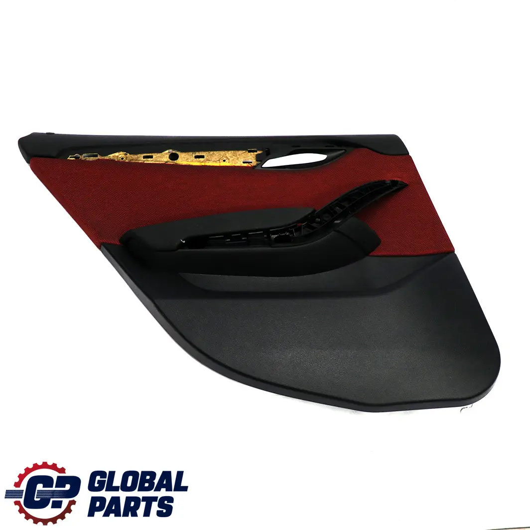 BMW X1 E84 Rear Left Door Card Lining Trim Fabric Cloth Vermilion Red