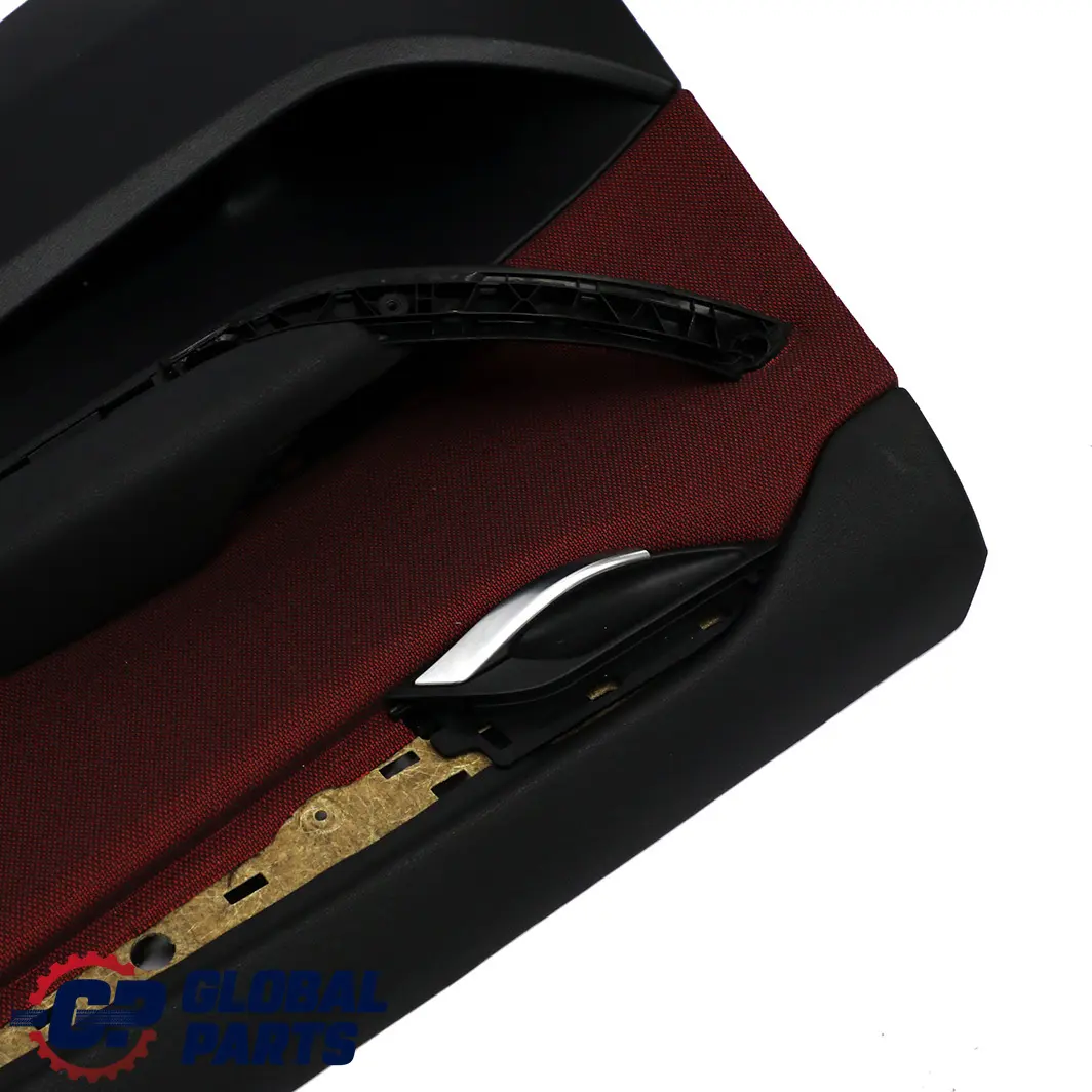 BMW X1 E84 Rear Right Door Card Lining Trim Fabric Cloth Vermilion Red