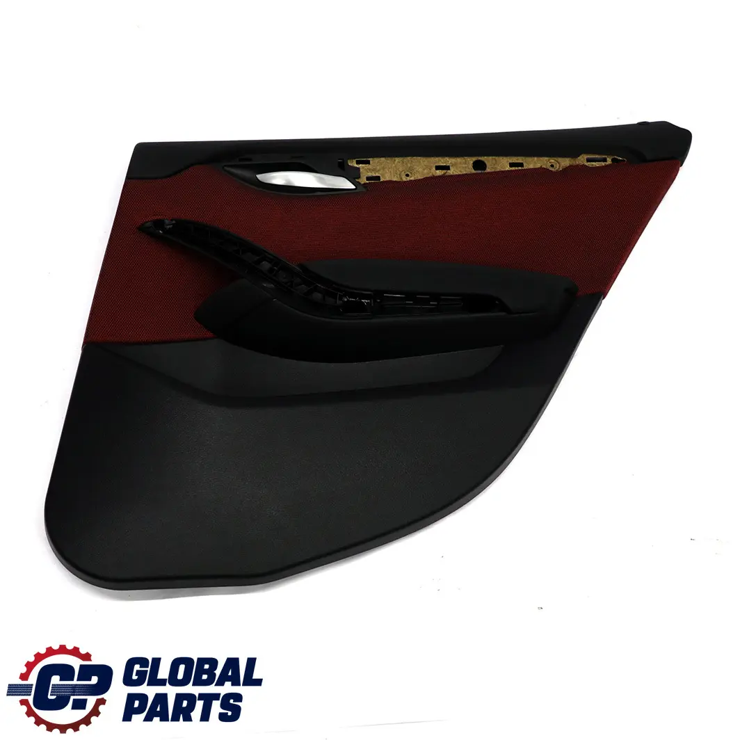 BMW X1 E84 Rear Right Door Card Lining Trim Fabric Cloth Vermilion Red