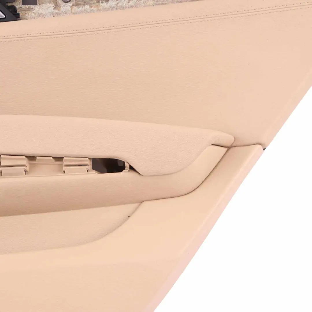 BMW X1 E84 Tarjeta Puerta Trasera Derecha Guarnición Cuero Nevada Savanna Beige