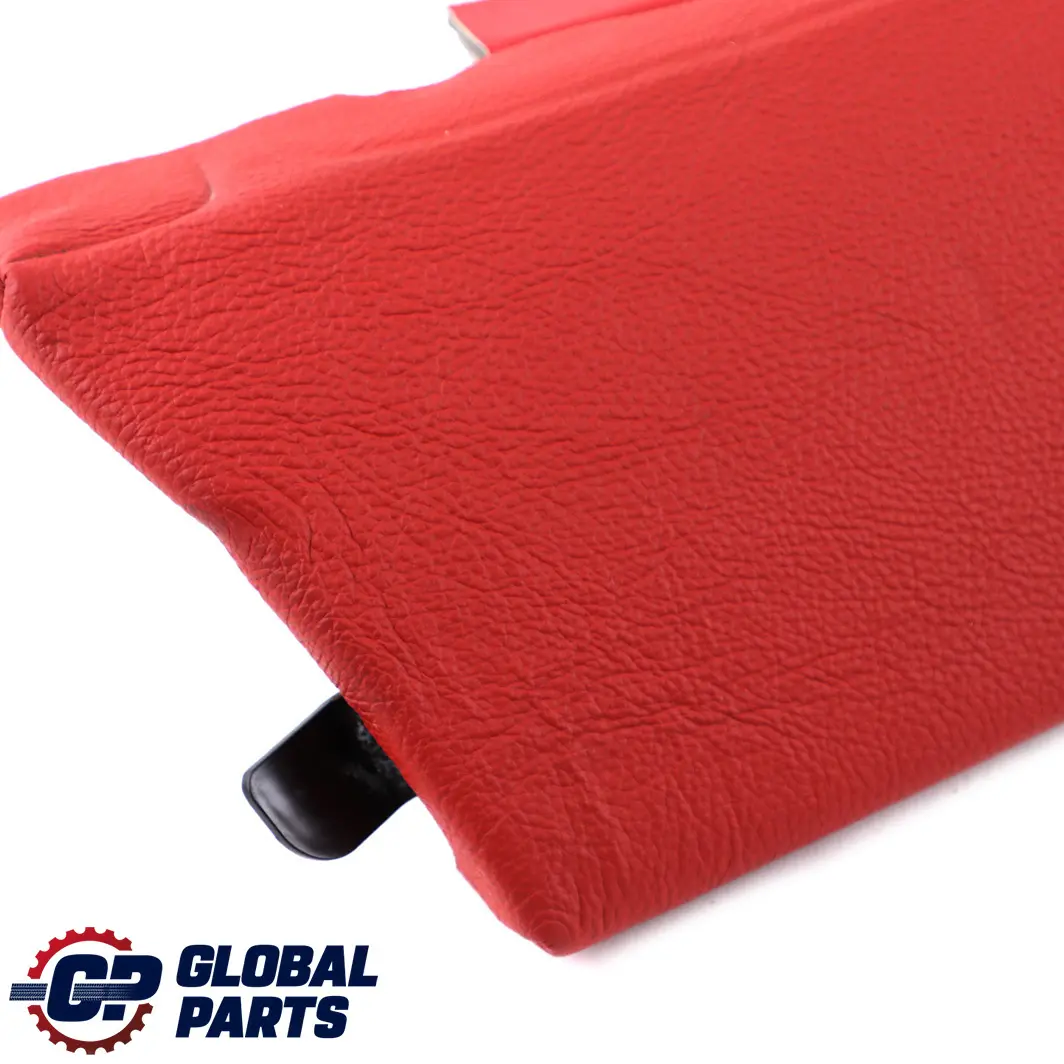 BMW 4 F33 Convertible Rear Seat Left N/S Lateral Panel Finisher Leather Red