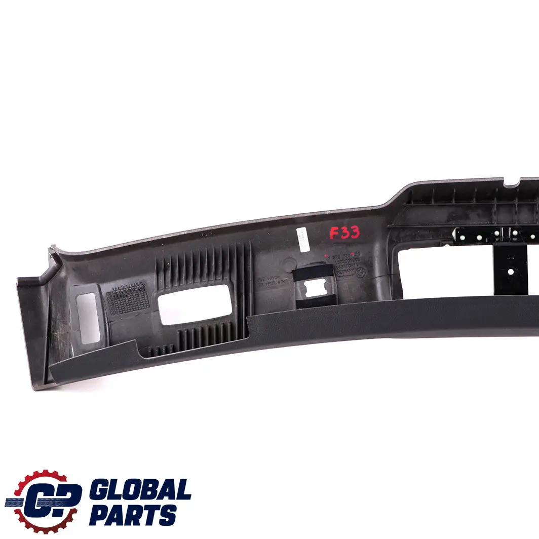 BMW Serie 4 F33 F83 M4 Convertible Parabrisas Panel Tapa Cubierta Negro 7328736