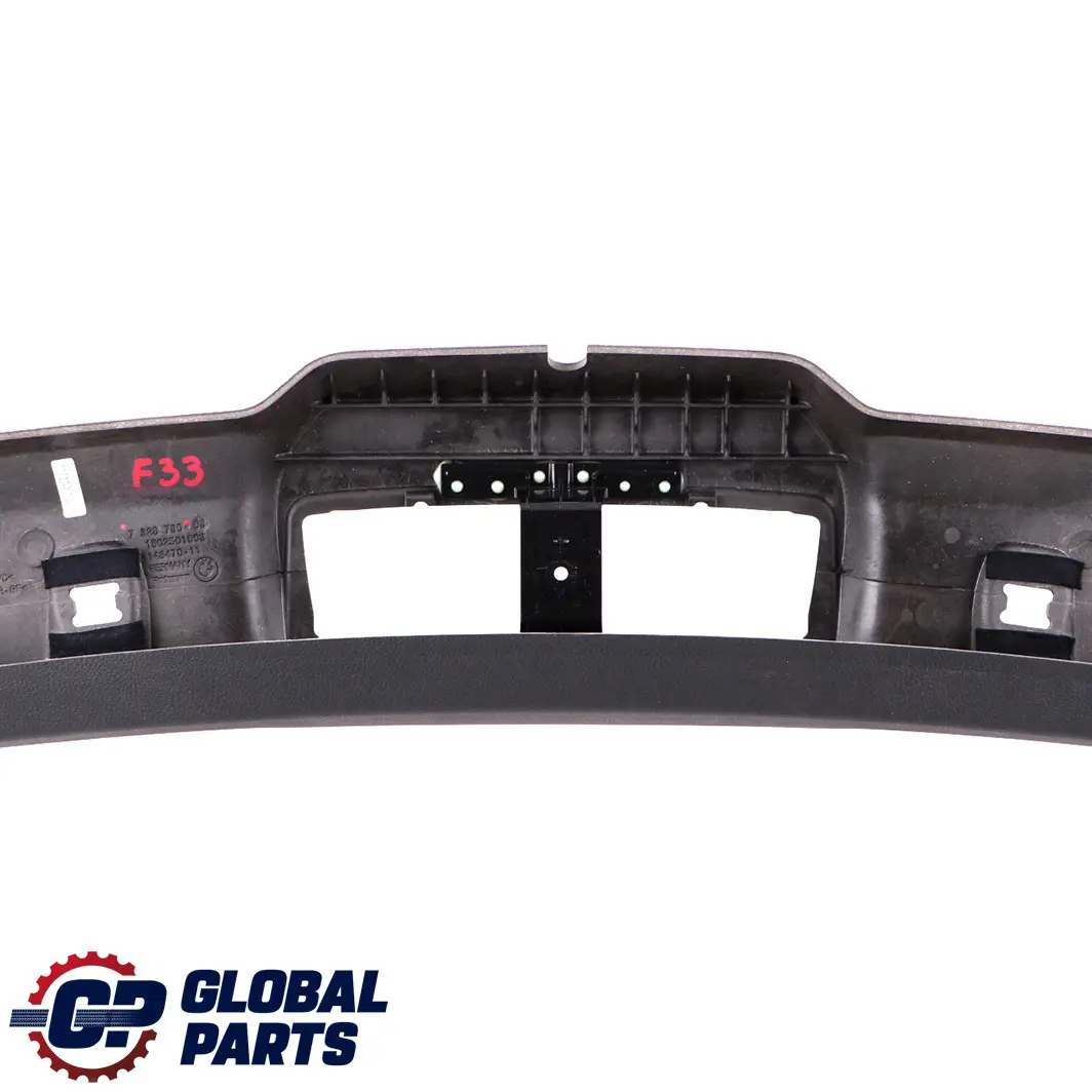 BMW Serie 4 F33 F83 M4 Convertible Parabrisas Panel Tapa Cubierta Negro 7328736