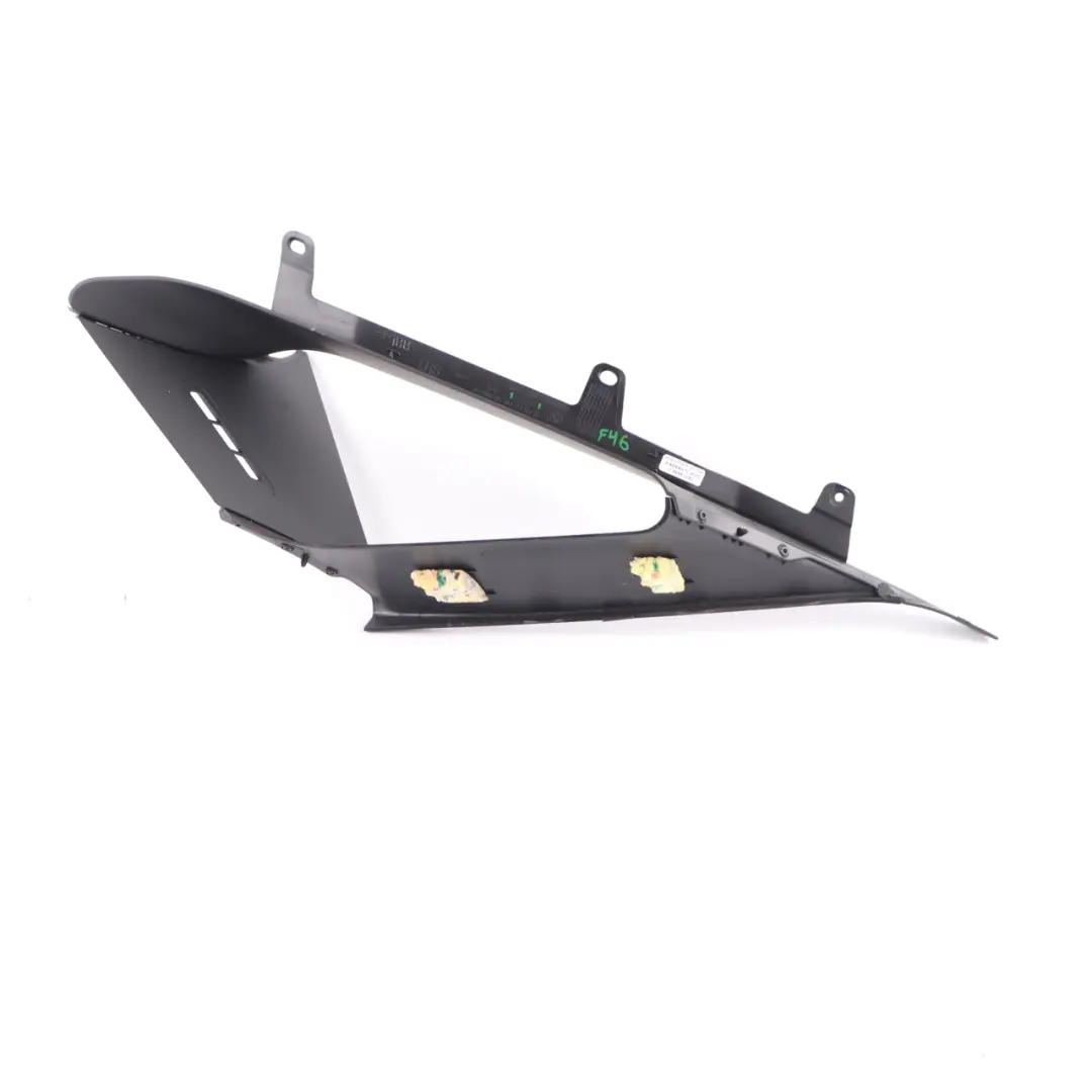 Trim BMW F46 Pillar A Interior Window Cover Frame Top Left Black 7329585