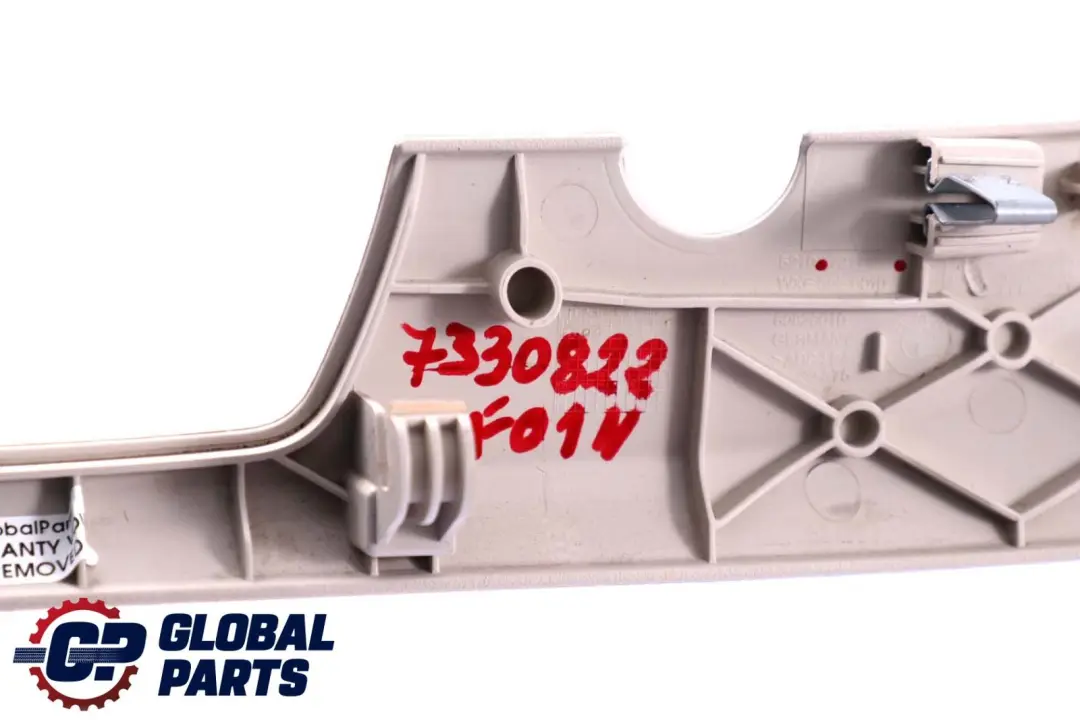 BMW 5 7 F01 F02 F10 LCI G30 Front Seat Support Trim Cover Ivory White 7317453