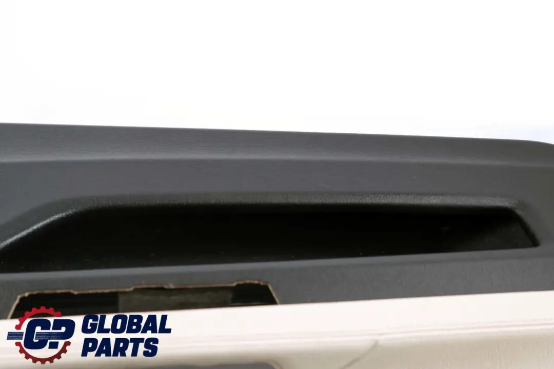 BMW 7 F01 F02 Front Right O/S Trim Panel Door Card Leather White