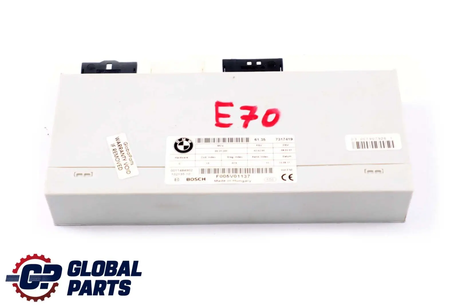 BMW E70 E71 Módulo Unidad Control Tapa MaleteroPortón Trasero Elevador 7317419