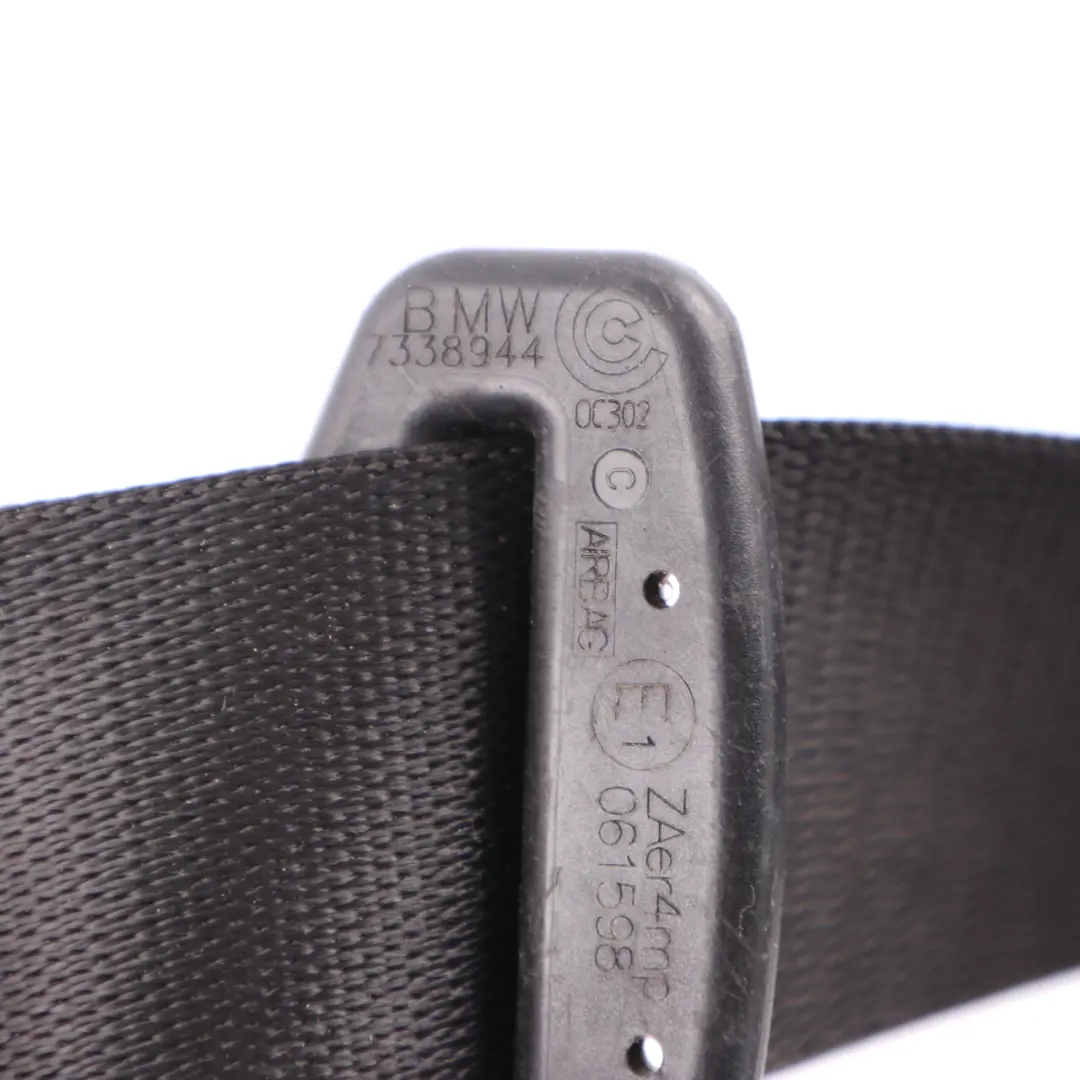 BMW F23 Convertible Seat Belt Upper Seatbelt Front Right O/S Black 7338944