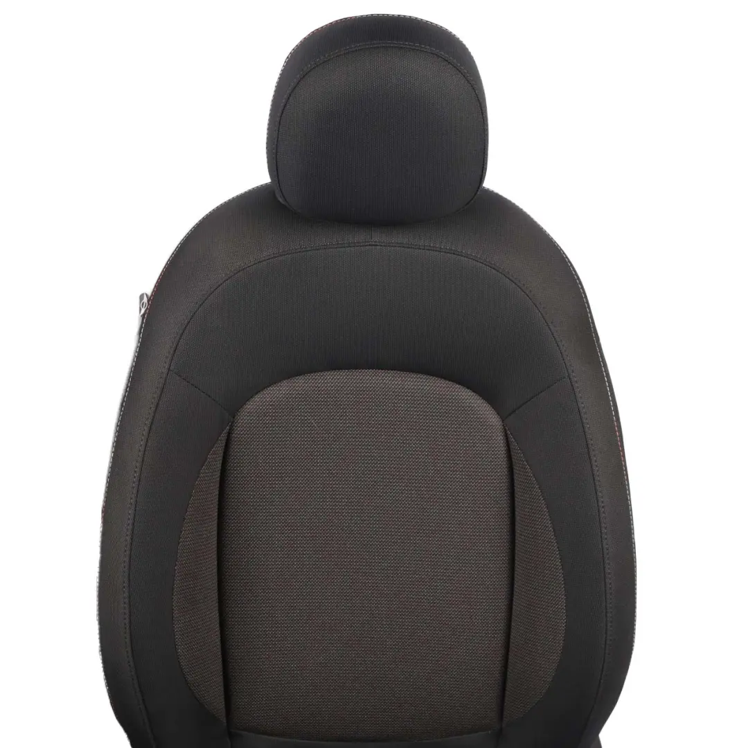 Heated Seats Mini F56 Cooper One Cloth Fabric Set Front Rear Seat Carbon Black