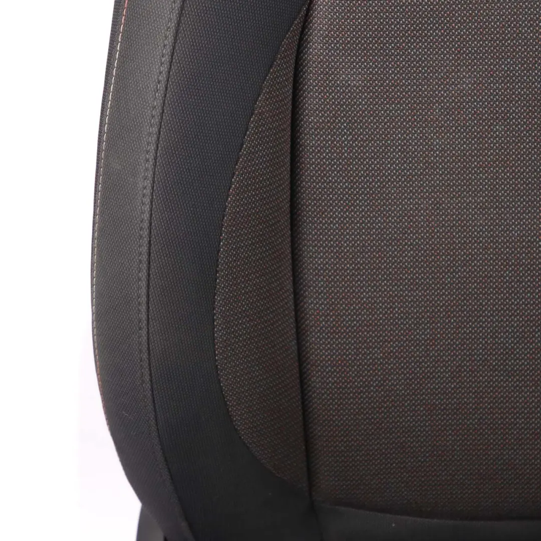 Heated Seats Mini F56 Cooper One Cloth Fabric Set Front Rear Seat Carbon Black