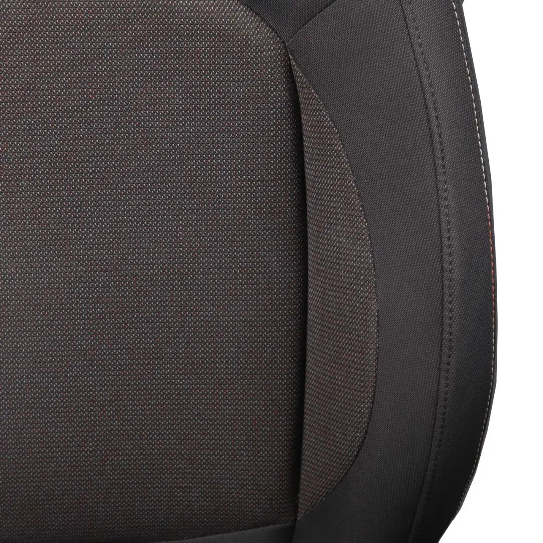 Heated Seats Mini F56 Cooper One Cloth Fabric Set Front Rear Seat Carbon Black