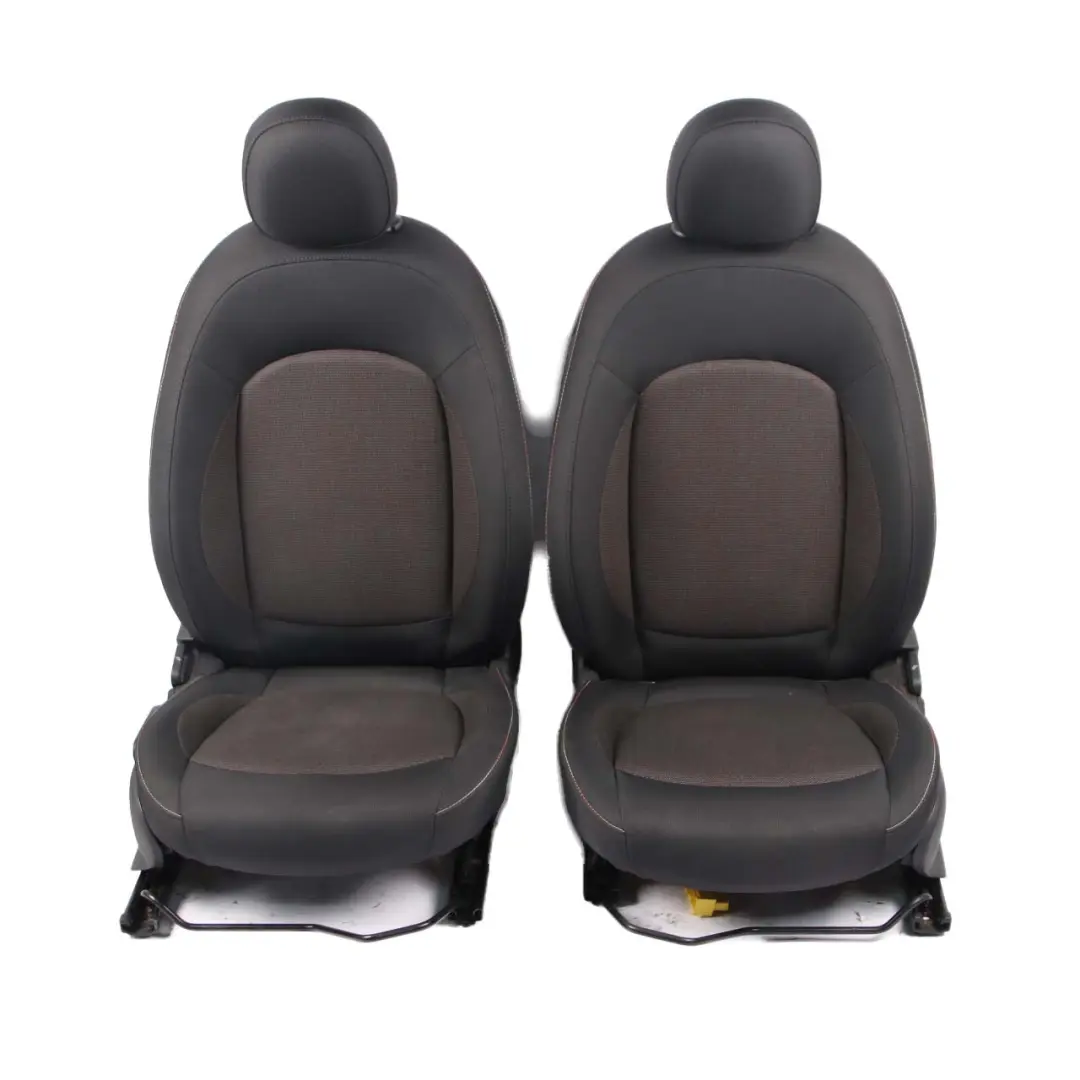 Seats Mini F56 Cooper One Cloth Fabric Interior Set Front Rear Seat Carbon Black