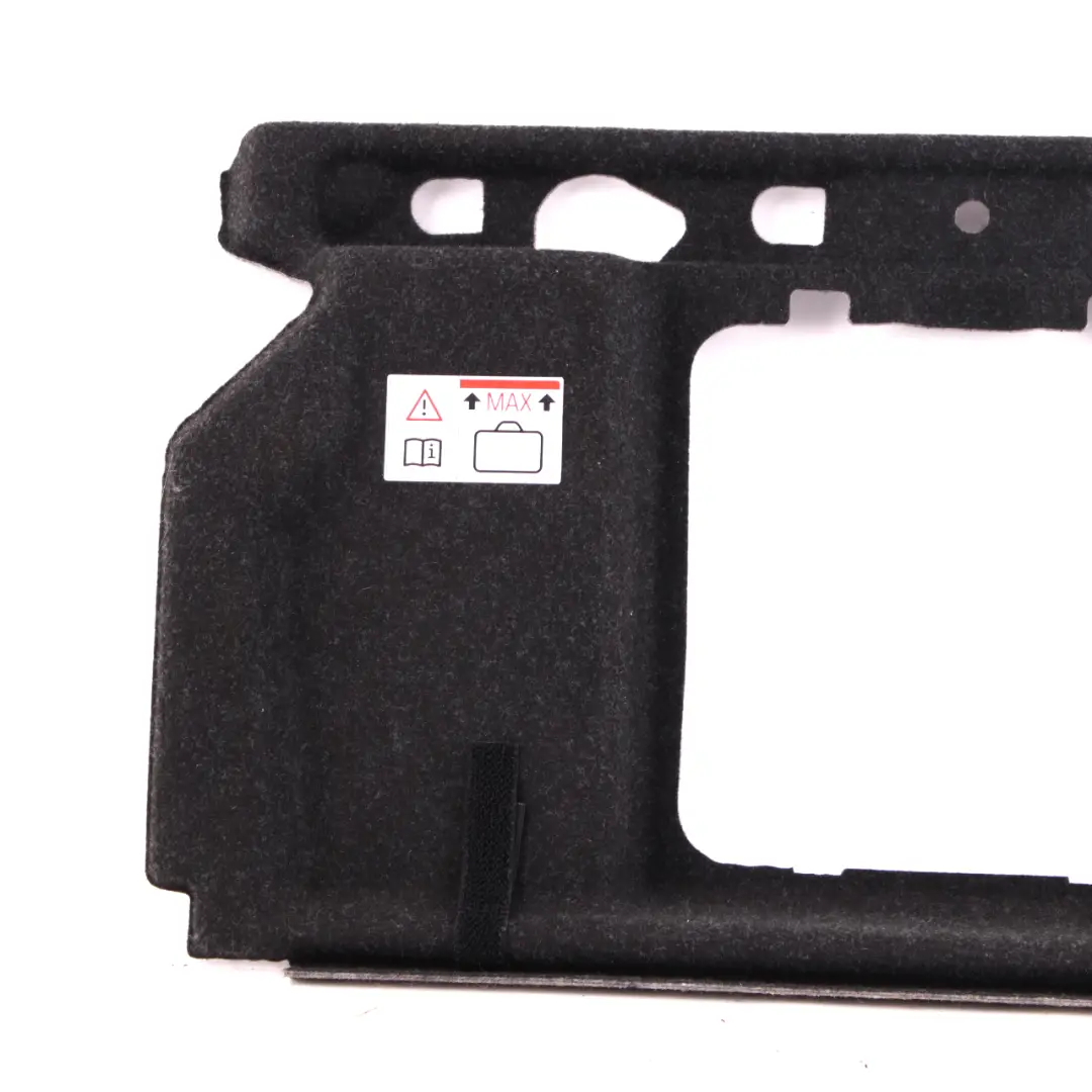 Trunk Wall BMW Z4 E89 Convertible Roadster Partition Trim Panel Black 7341670