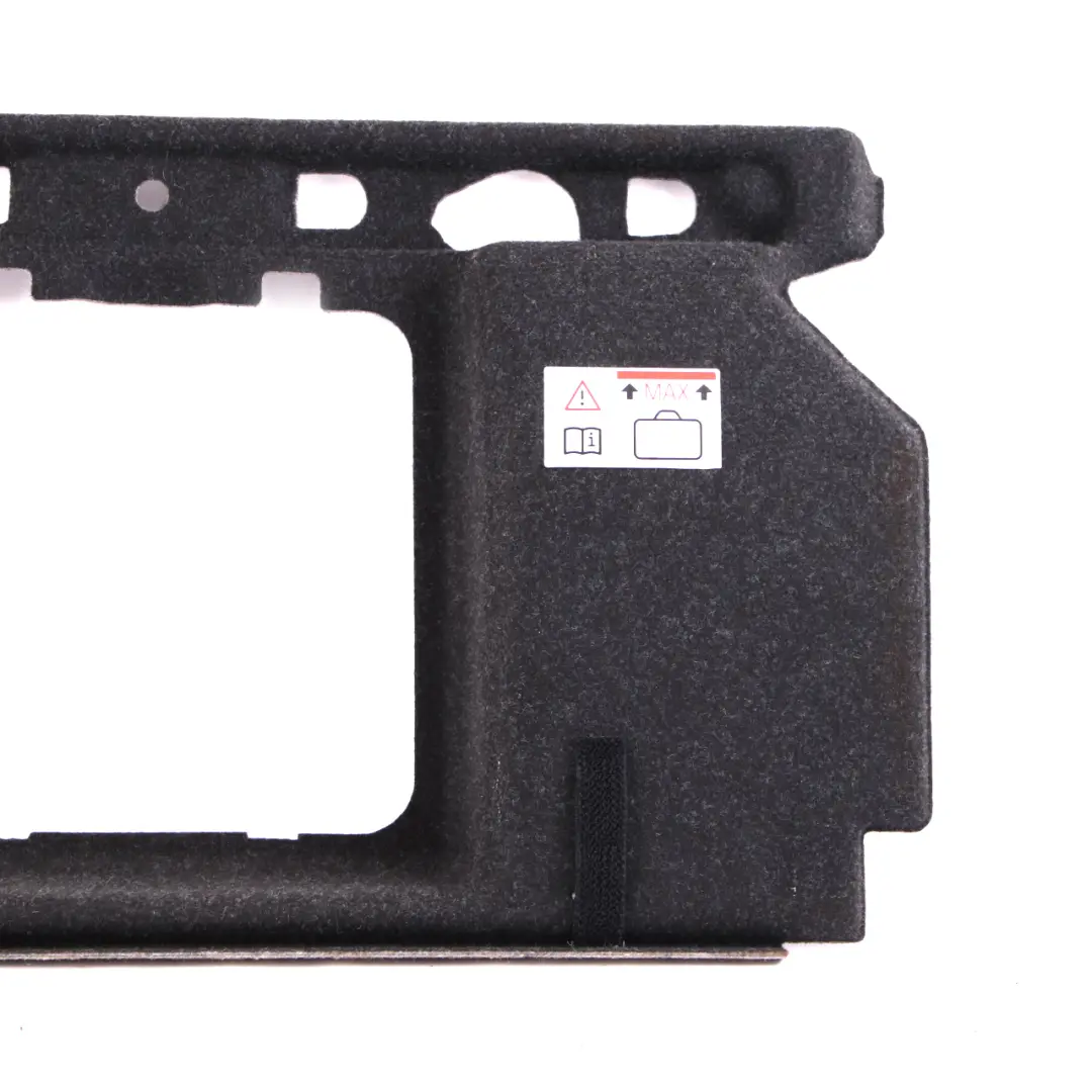 Trunk Wall BMW Z4 E89 Convertible Roadster Partition Trim Panel Black 7341670