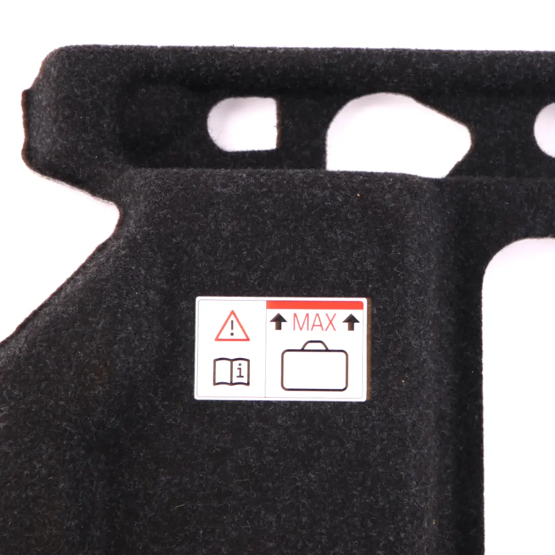 Trunk Wall BMW Z4 E89 Convertible Roadster Partition Trim Panel Black 7341670
