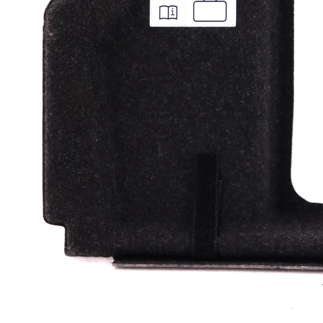 Trunk Wall BMW Z4 E89 Convertible Roadster Partition Trim Panel Black 7341670