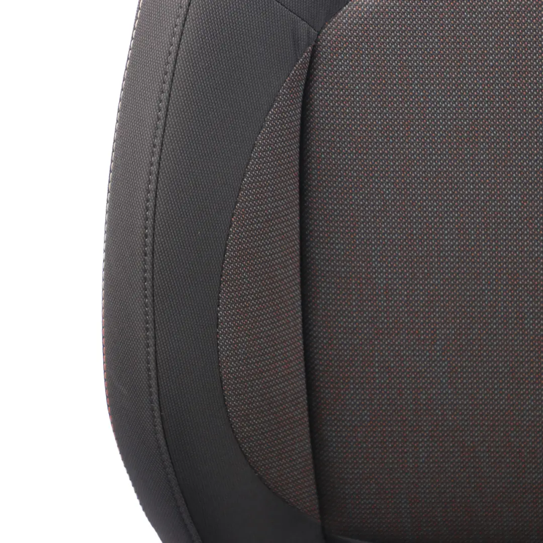 Mini Cooper One F60 Front Left N/S Cloth Seat Fabric Firework / Carbon Black