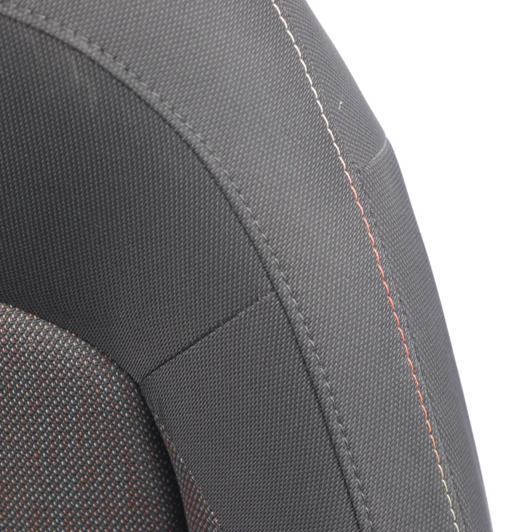 Mini Cooper One F60 Front Left N/S Cloth Seat Fabric Firework / Carbon Black