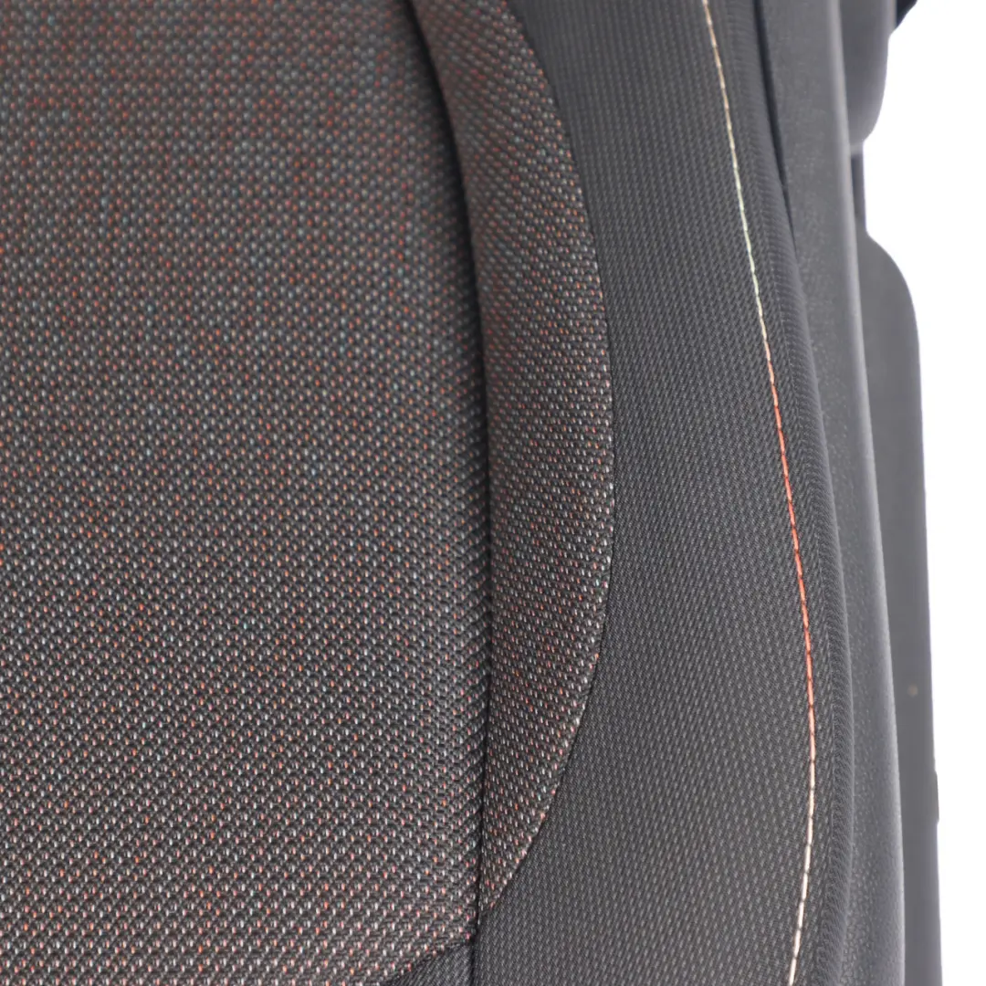 Mini Cooper One F60 Front Left N/S Cloth Seat Fabric Firework / Carbon Black