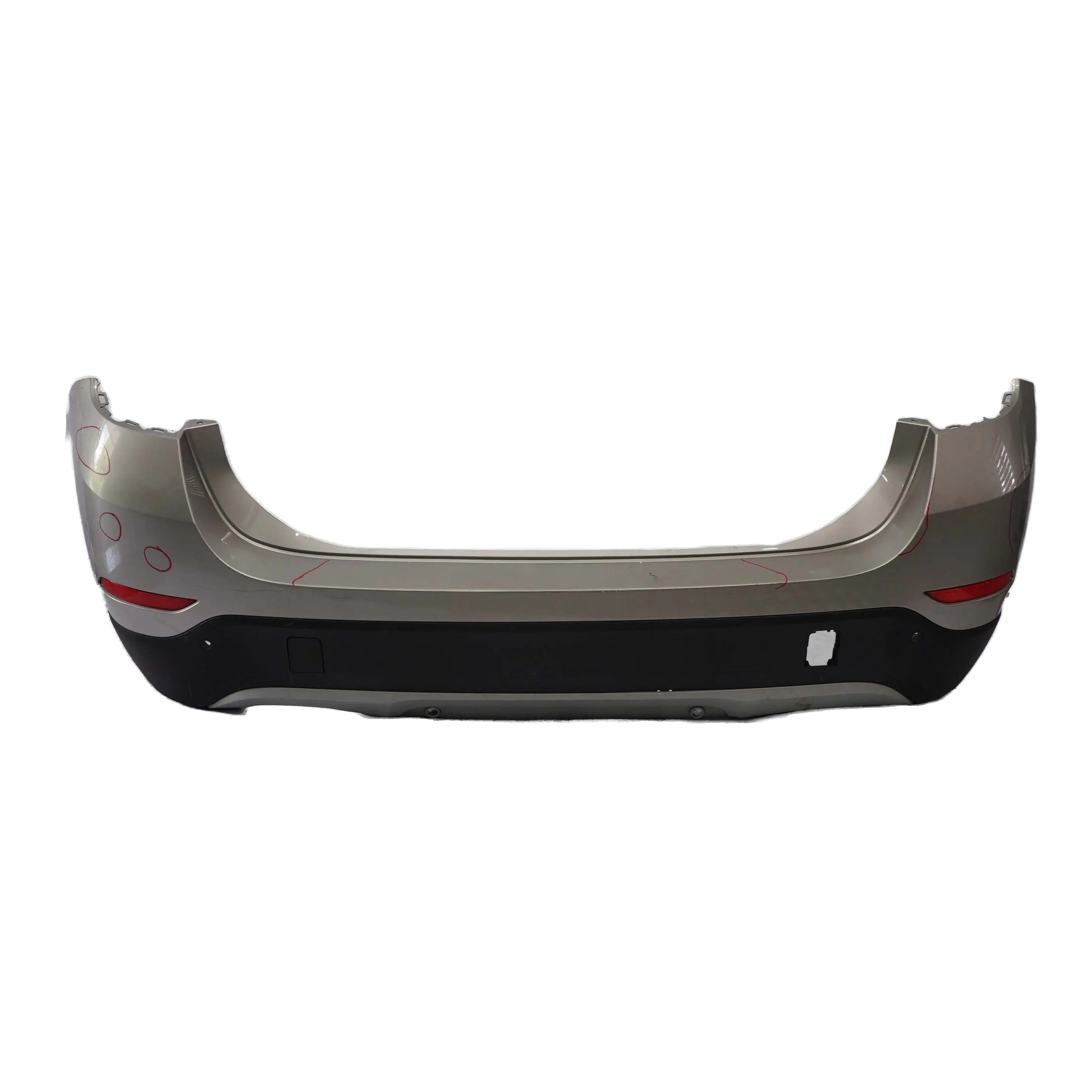 Bumper Rear BMW X1 E84 Trim Panel PDC S Line Cashmere Silver - A72