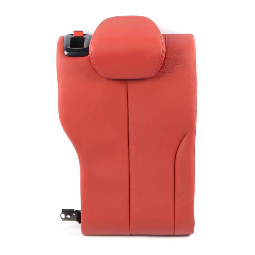 BMW F36 Seat Backrest Rear Right O/S Covering Coral Red Leather Dakota