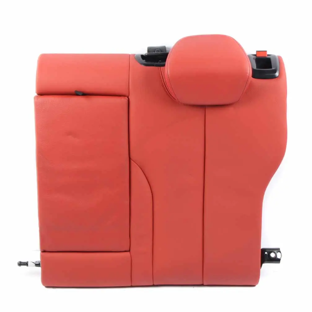 BMW F36 Respaldo Asiento Trasero Izquierdo Revestimiento Cuero Rojo Coral Dakota