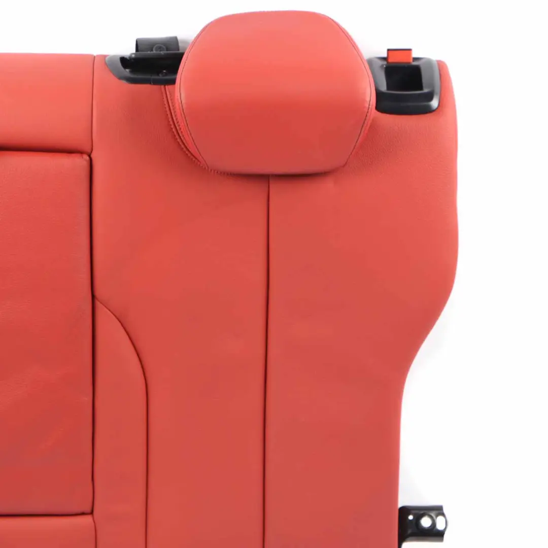 BMW F36 Respaldo Asiento Trasero Izquierdo Revestimiento Cuero Rojo Coral Dakota