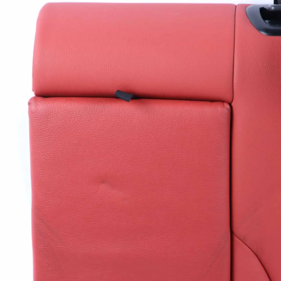 BMW F36 Respaldo Asiento Trasero Izquierdo Revestimiento Cuero Rojo Coral Dakota