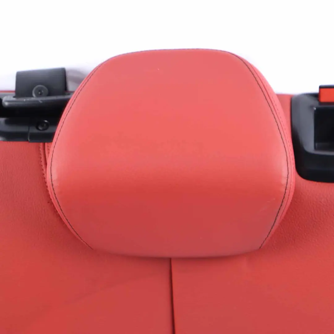 BMW F36 Respaldo Asiento Trasero Izquierdo Revestimiento Cuero Rojo Coral Dakota