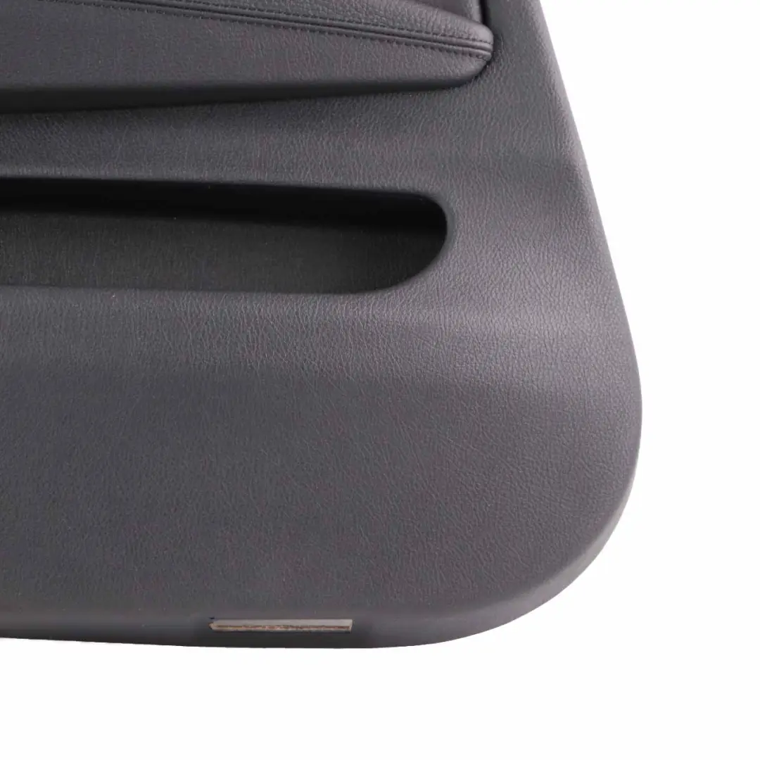 BMW F36 Door Card Trim Rear Left N/S Panelling Lining Leather Black Blue Strip