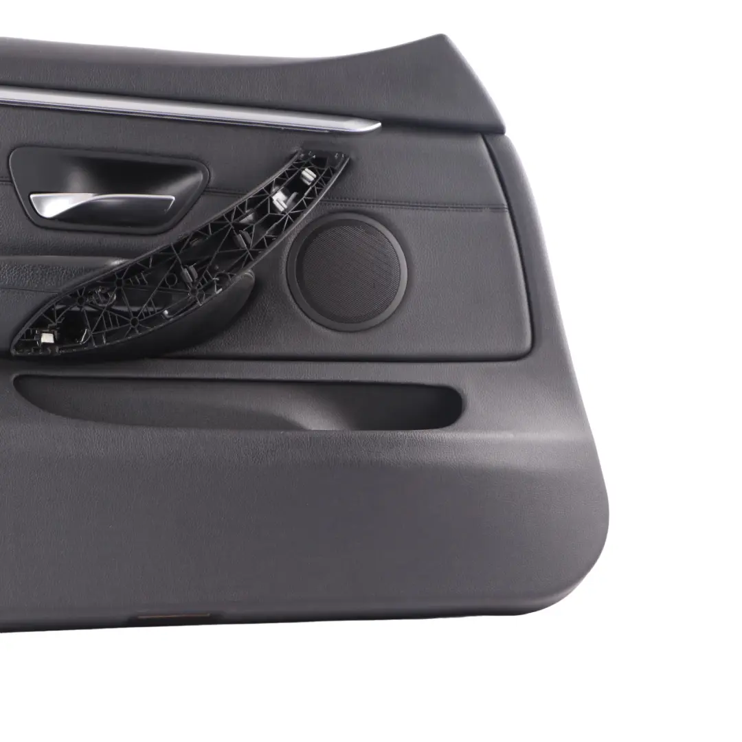 BMW F36 LCI Door Card Front Left N/S Lining Trim Panel Black Leather