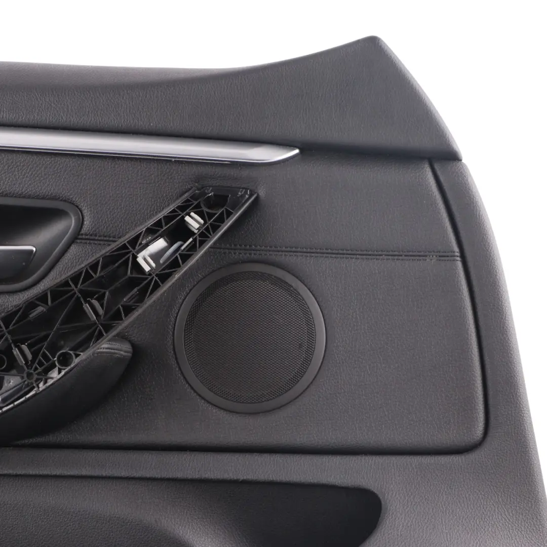 BMW F36 LCI Door Card Front Left N/S Lining Trim Panel Black Leather