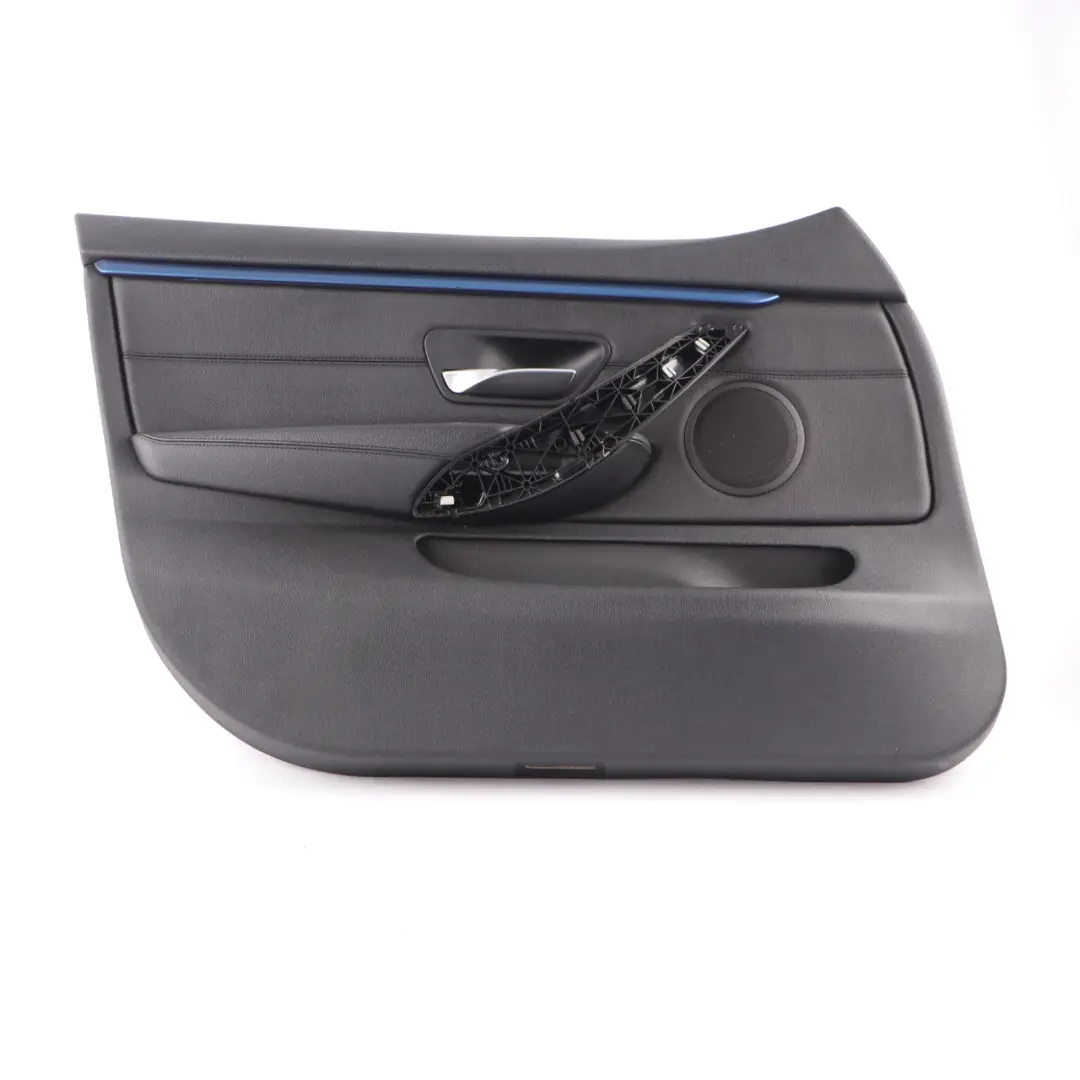 BMW F36 LCI Door Card Front Left N/S Lining Trim Panel Black Leather