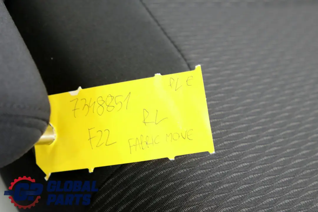 BMW F22 Rear Left Seat N/S Backrest Cover Cloth Fabric Move Anthracite