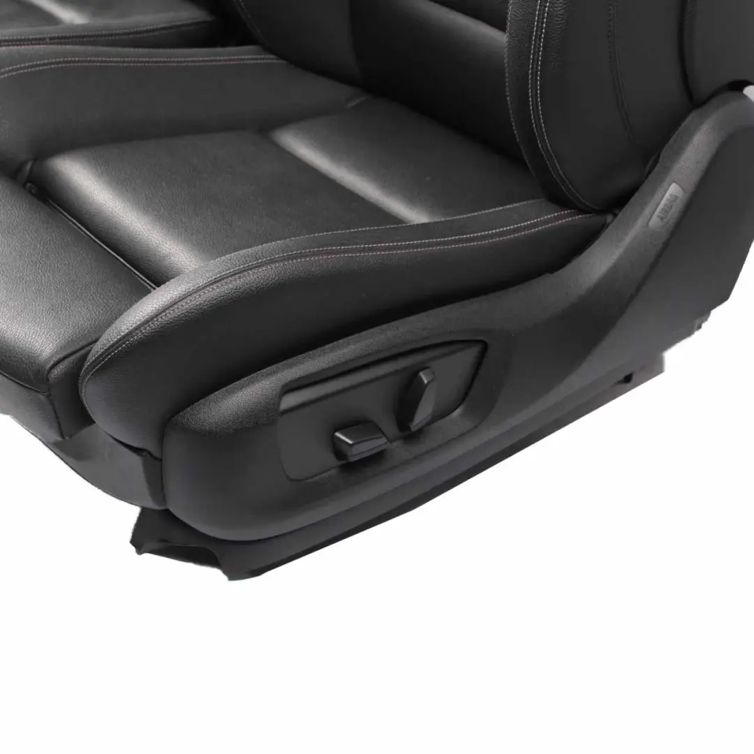 Leather Seats BMW F10 LCI M Sport Heated Black Exclusive Seam Front Rear Seat