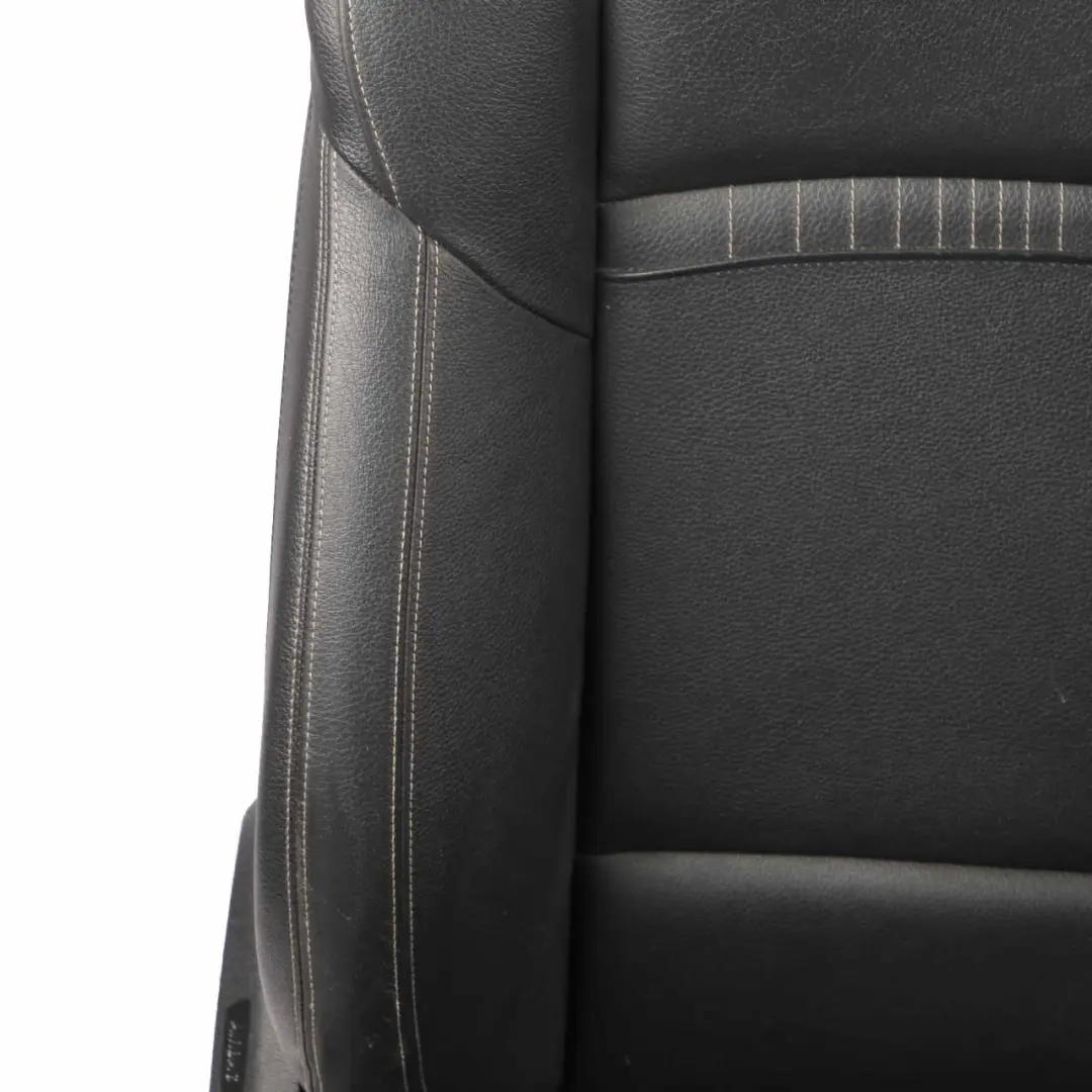 Leather Seats BMW F10 LCI M Sport Heated Black Exclusive Seam Front Rear Seat