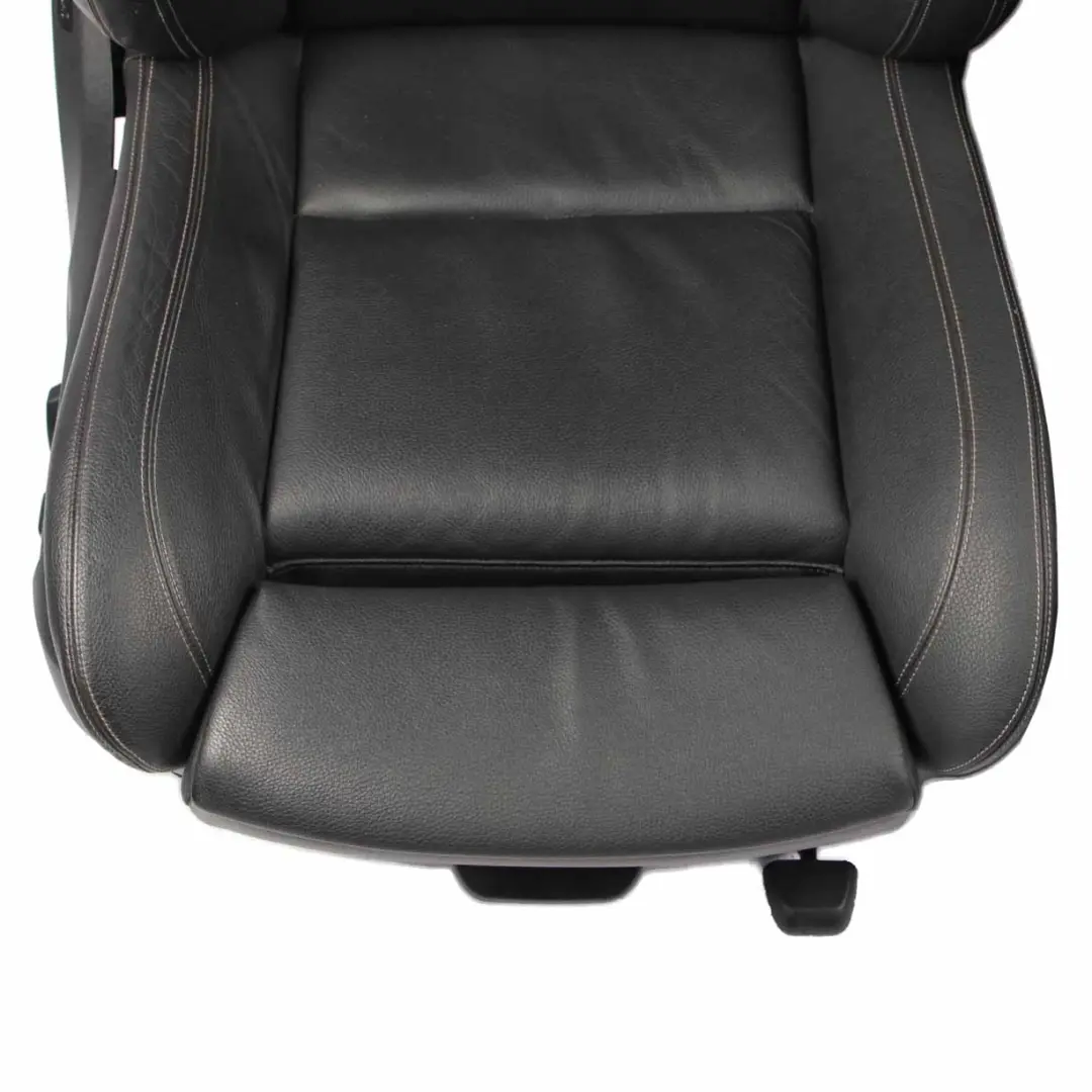 Leather Seats BMW F10 LCI M Sport Heated Black Exclusive Seam Front Rear Seat