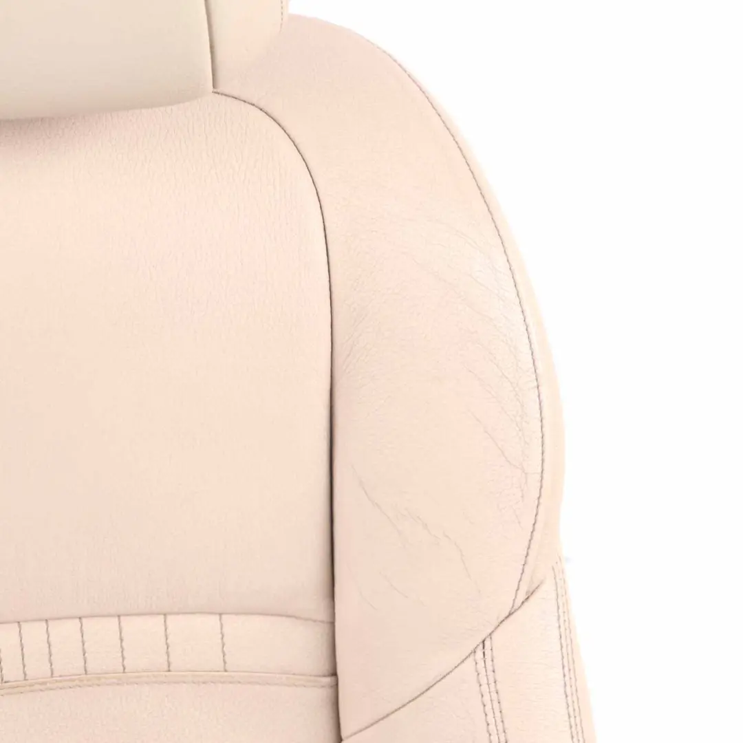 Front Seat BMW F10 F11 LCI M-Sport Heated Right O/S Oyster Leather Electric