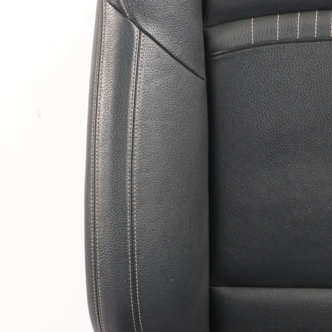 BMW F10 F11 LCI M-Sport Heated Front Left N/S Seat Leather Black Exclusive Seam